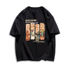 着回し力抜群 アバンギャルド 特別デザイン プリント全5色 半袖Tシャツ<F-8712>