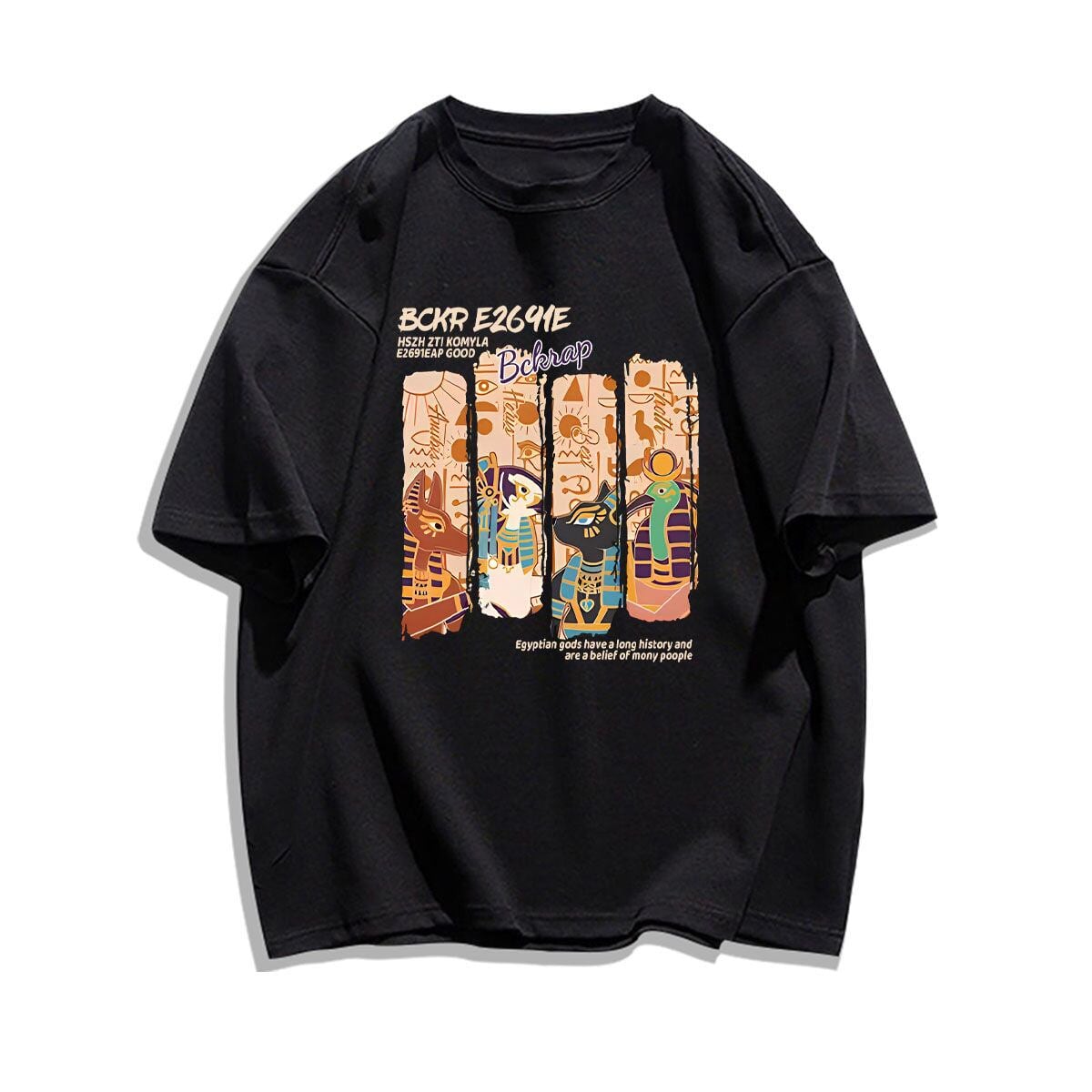 着回し力抜群 アバンギャルド 特別デザイン プリント全5色 半袖Tシャツ<F-8712>