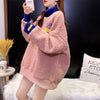 もこもこハイネックボアトレーナー全3色厚手スウェット<F-4394>