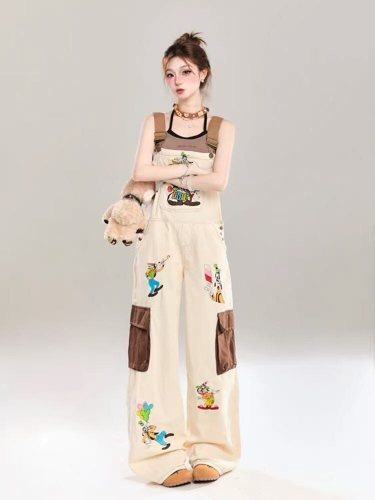 キュート オシャレ 都市ファッショ デザイン 切り替え ジョガーパンツ <F-11387>