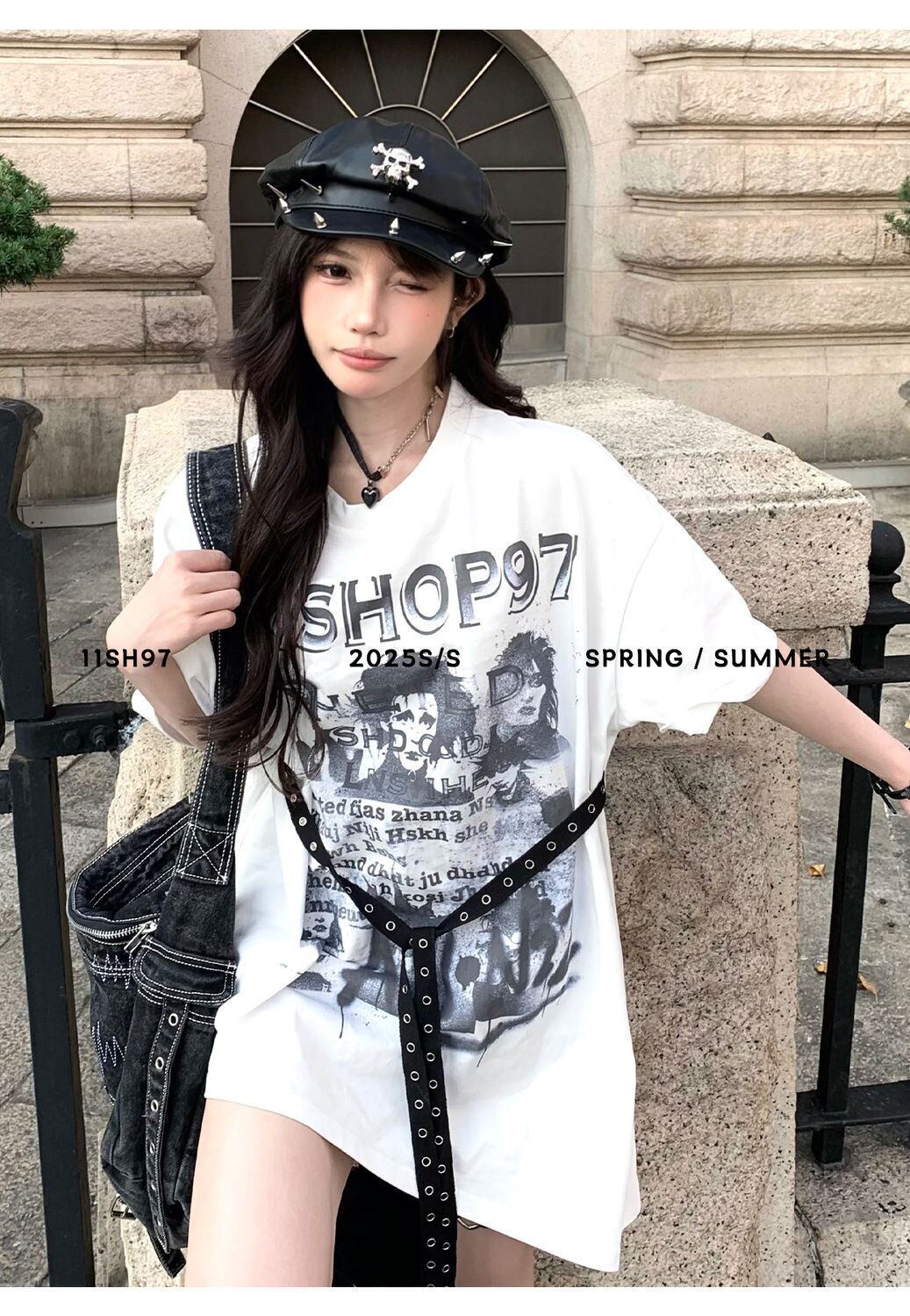 美人度アップ 絶対流行 売れ筋 早い者勝ち カジュアル 2色選択 Tシャツ<F-11522>