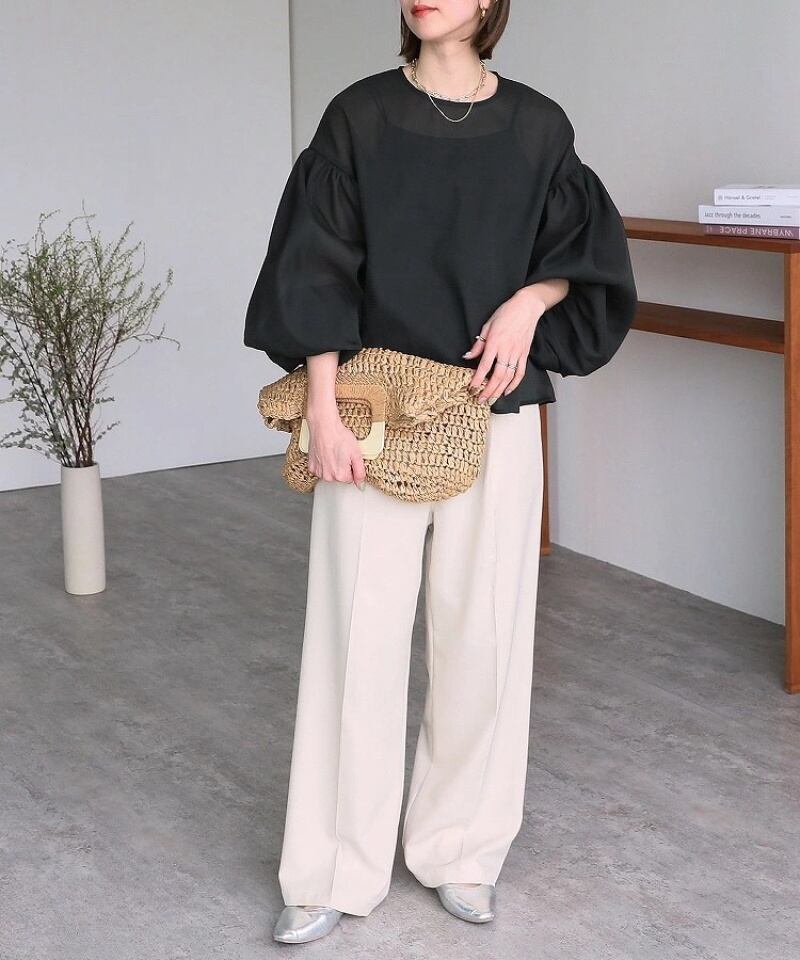 売り切れ必至 大人可愛い 美人度アップ 早い者勝ち カジュアル 共2色 Tシャツ<F-12159>
