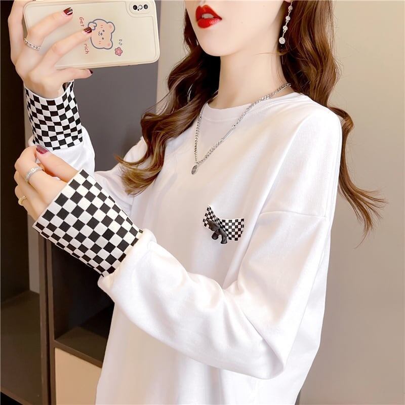 スタイリッシュ   一目惚れ Tシャツ カットソー＜F-3675＞