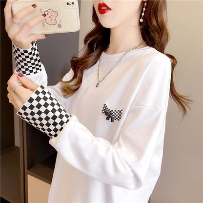 スタイリッシュ   一目惚れ Tシャツ カットソー＜F-3675＞