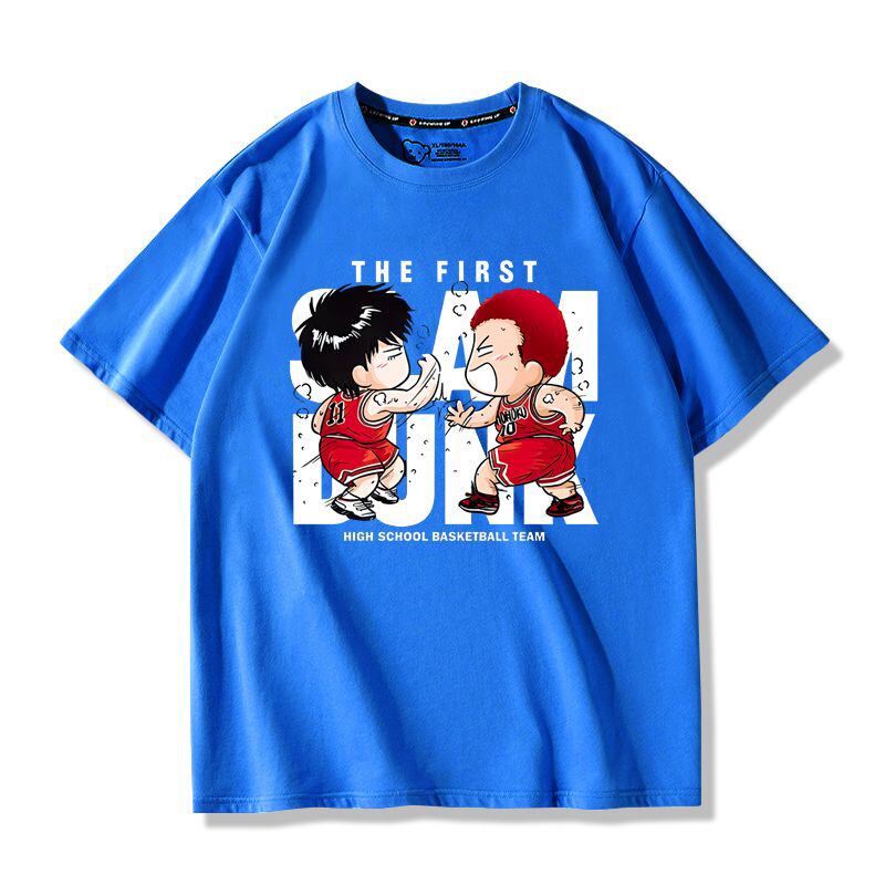 話題沸騰中   カジュアル プリント 全3色 半袖 Tシャツ 男女兼用F-8987