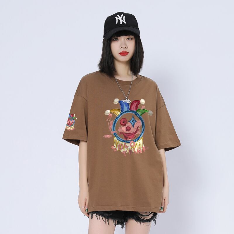 話題沸騰中   カジュアル 6色 半袖Tシャツ＜F-8164＞