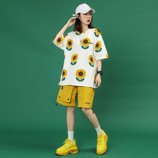新商品   簡潔 半袖Ｔシャツⅹパンツセット<F-8071>