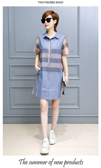 主役級 カジュアル 好感度UP 全3色 半袖 Tシャツ ワンピース ＜F-11695＞