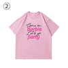 絶対流行 カジュアル 早い者勝ち ルーズ プリント全3色 2種選択可 男女兼用 半袖TシャツF-9030