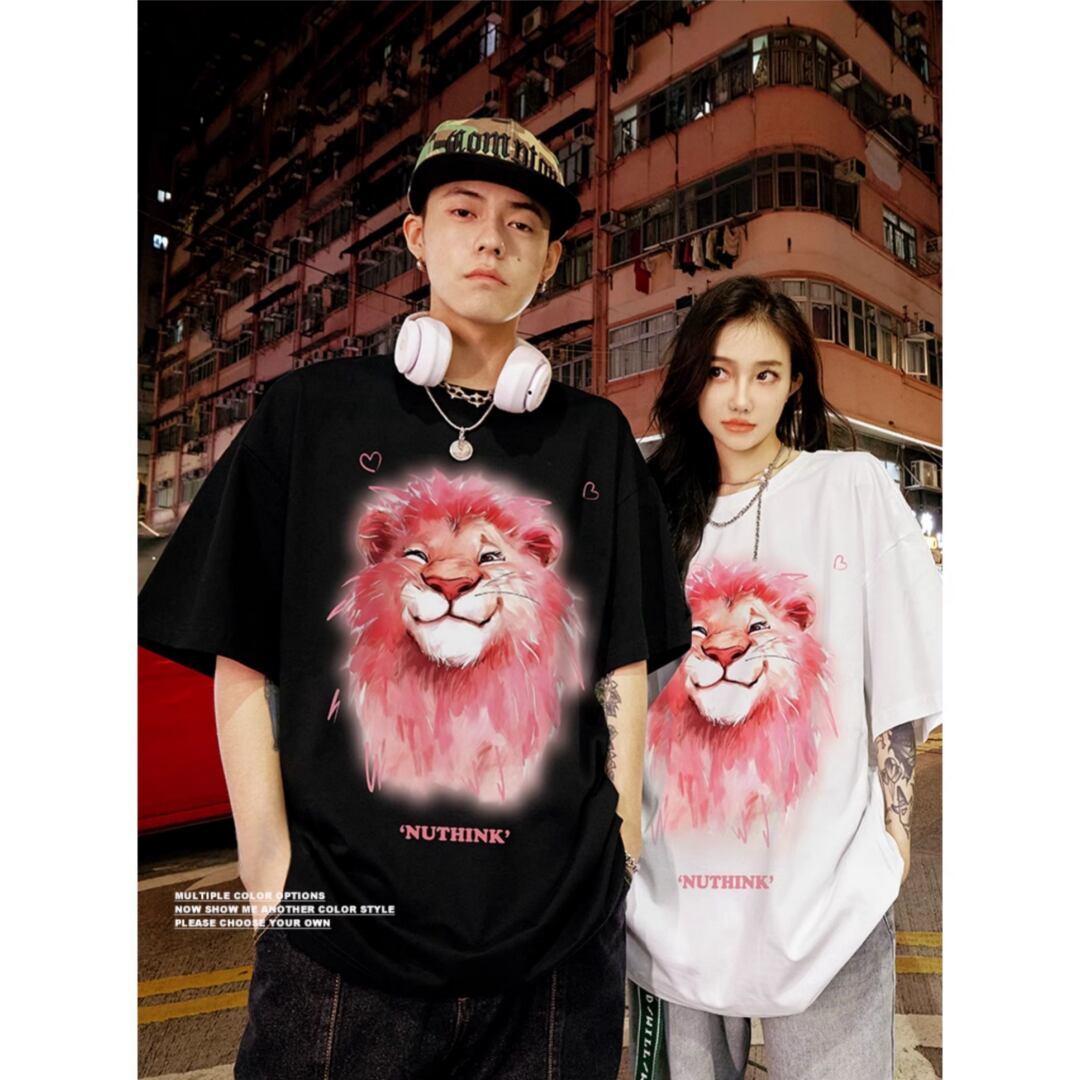 絶対流行 デザイン性抜群 ファッション感満々 着心地良い 全7色 半袖 Tシャツ 男女兼用F-6778
