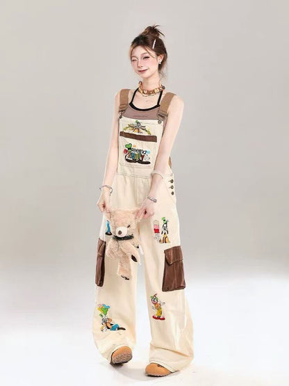 キュート オシャレ 都市ファッショ デザイン 切り替え ジョガーパンツ <F-11387>