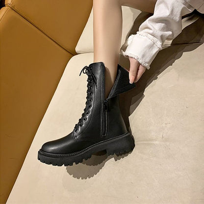 女性力を高める   着心地抜群 マーティンブーツ シューズ＜F-2822＞