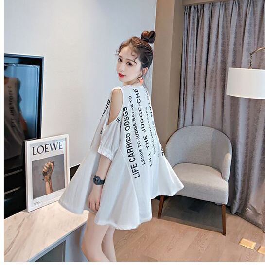 柔らかくて優しい印象 ファッション 美人度アップ プリント 全3色 半袖 Tシャツ F-9088