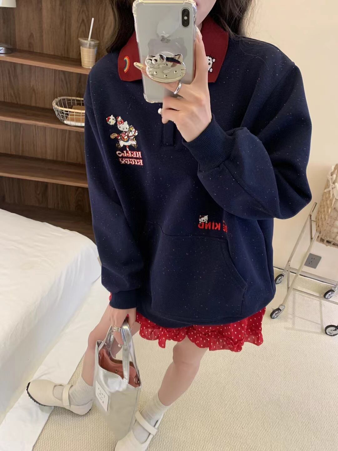 絶対流行 カジュアル 主役級 切り替え 3色選択 スウェット <F-10896>