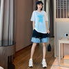 数量限定 ファッション 個性派 半袖Ｔシャツⅹパンツセット全4色F-8783