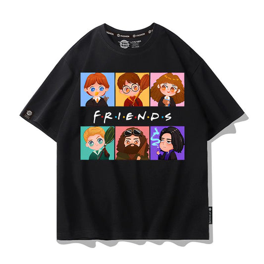 男女兼用 シンプル カジュアル 半袖 Tシャツ F-13397