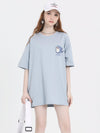 売り切れ必至 4色選択 ポップなプリントが夏に映えるプリント 半袖Tシャツ＜F-9327＞