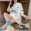 美人度アップ   可愛いウサギちゃん Tシャツ ゆったり半袖 ＜F-2956＞