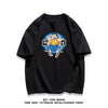 男女兼用 快適 プリント 半袖 Tシャツ F-13288