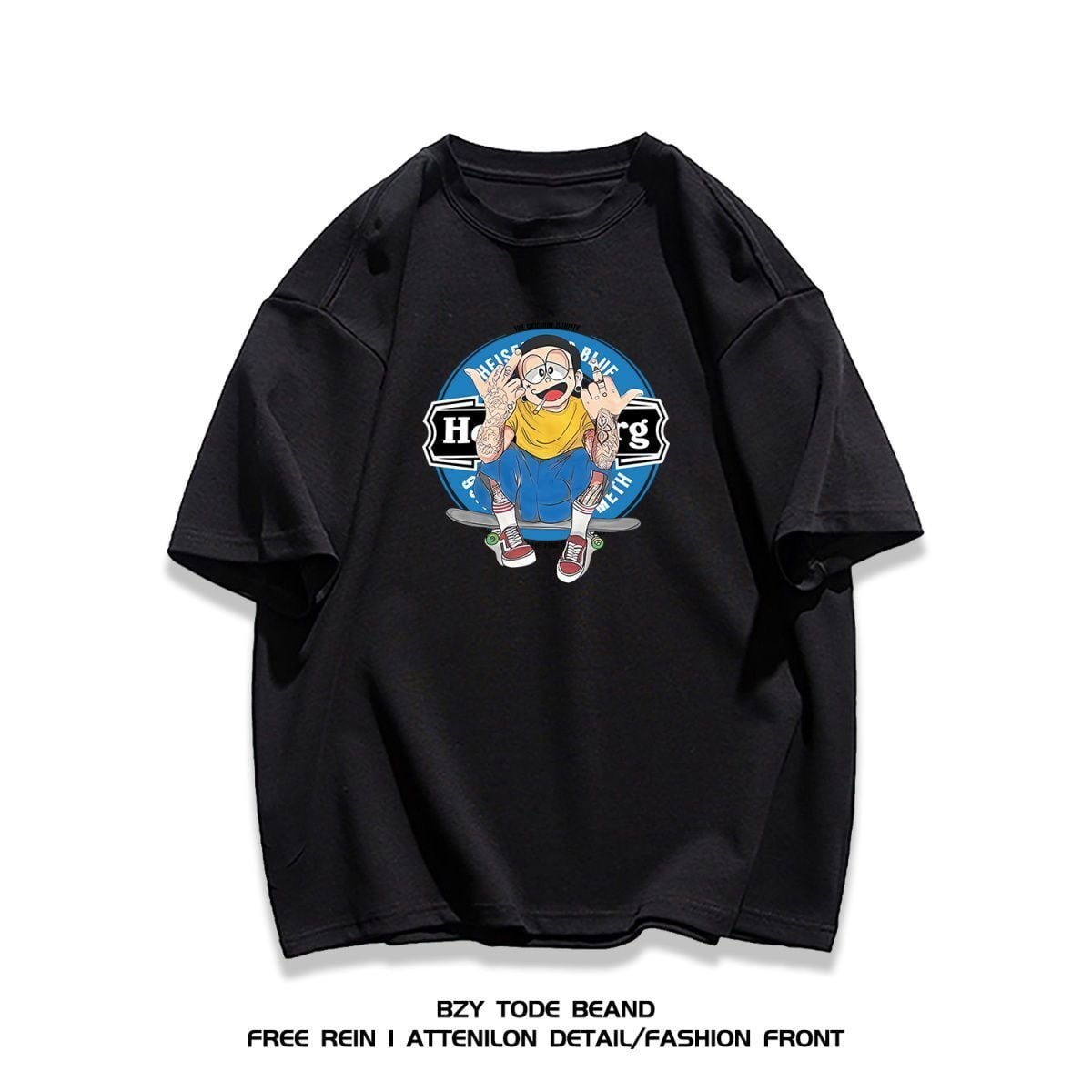 男女兼用 快適 プリント 半袖 Tシャツ F-13288
