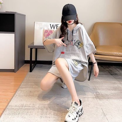 ファッション 切り替え 清涼感たっぷり ブラウス＋パンツ セットアップ＜F-3144＞