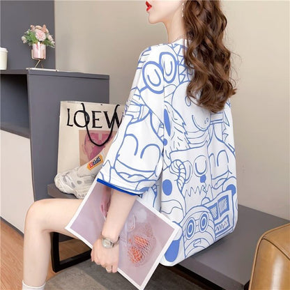 好感度満載   美感いっぱい Tシャツ カットソー＜F-3591＞