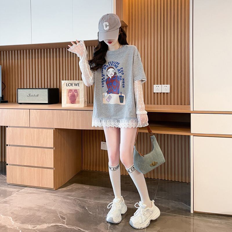 美人度アップ 絶対流行 今季マストバイ 早い者勝ち カジュアル Tシャツ<F-11701>
