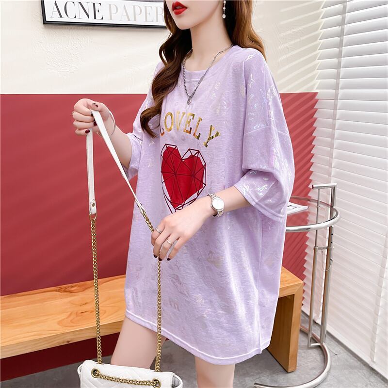 話題沸騰中 ファッション 個性派 プリント 全3色 半袖Tシャツ<F-8508>