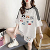 肌触りの良い 半袖 Tシャツ＋パンツ セットアップ F-13239