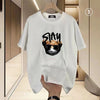 新商品 プリント カジュアル 選べるデザイン4種類 全2色 Tシャツ カットソー＜F-8585＞