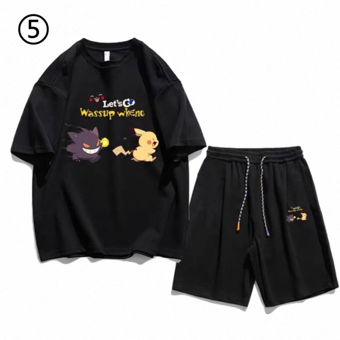 今季マストバイ ファッション男女兼用 超人気 Ｔシャツ+ パンツ セットアップ F-13271