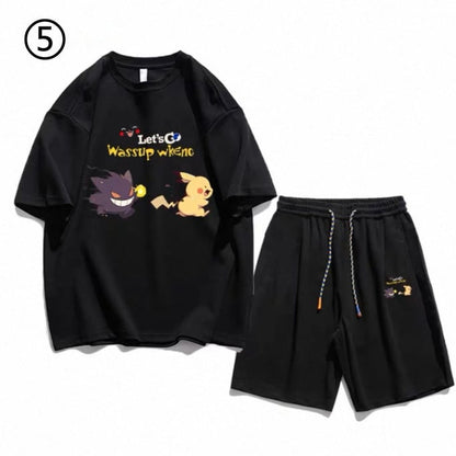 今季マストバイ ファッション男女兼用 超人気 Ｔシャツ+ パンツ セットアップ F-13271