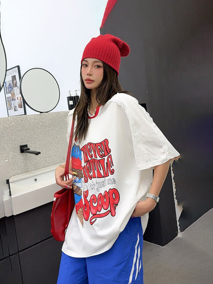 着回し力抜群 海外トレンド 定番シンプル 好感度UP カジュアル 全3色 半袖 Tシャツ ＜F-11226＞
