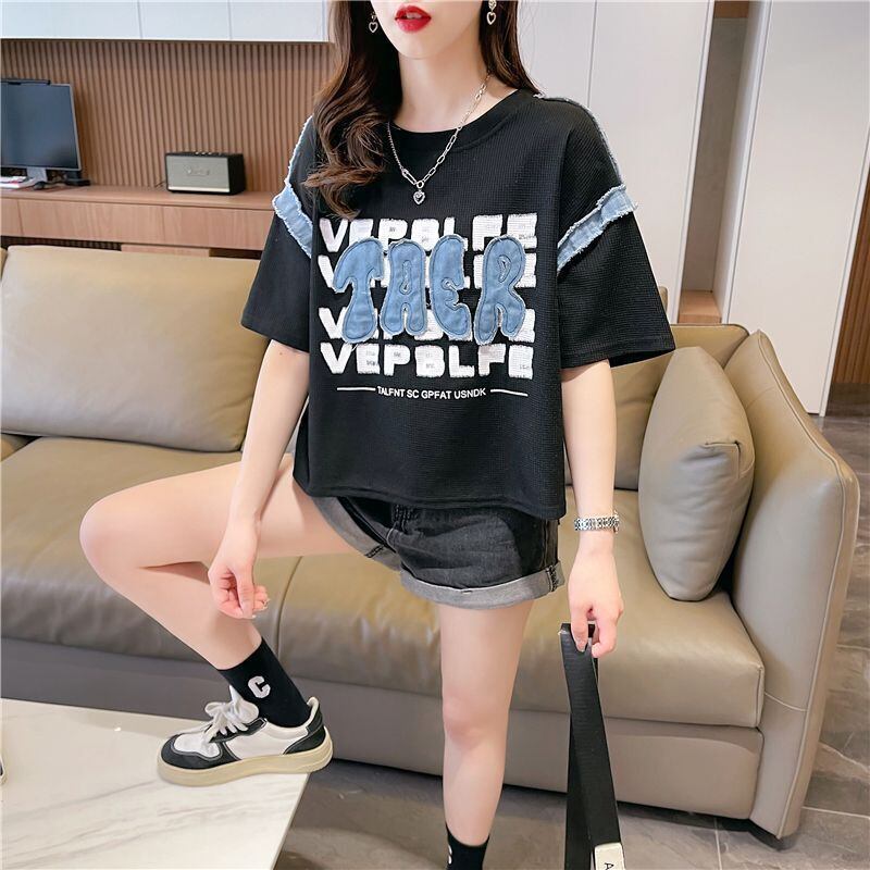 着回し力抜群 早い者勝ち 絶対流行 カジュアル 2色選択 Tシャツ<F-11645>
