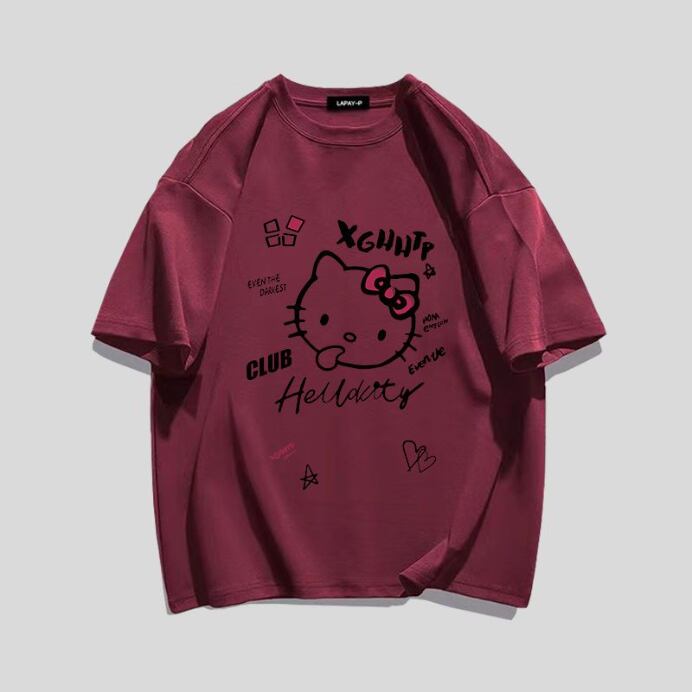 男女兼用 新作 カジュアル プリント Tシャツ F-13302