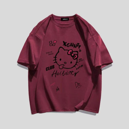男女兼用 新作 カジュアル プリント Tシャツ F-13302