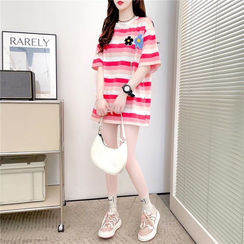 オシャレ度満点   美感いっぱい カットソー＜F-3296＞
