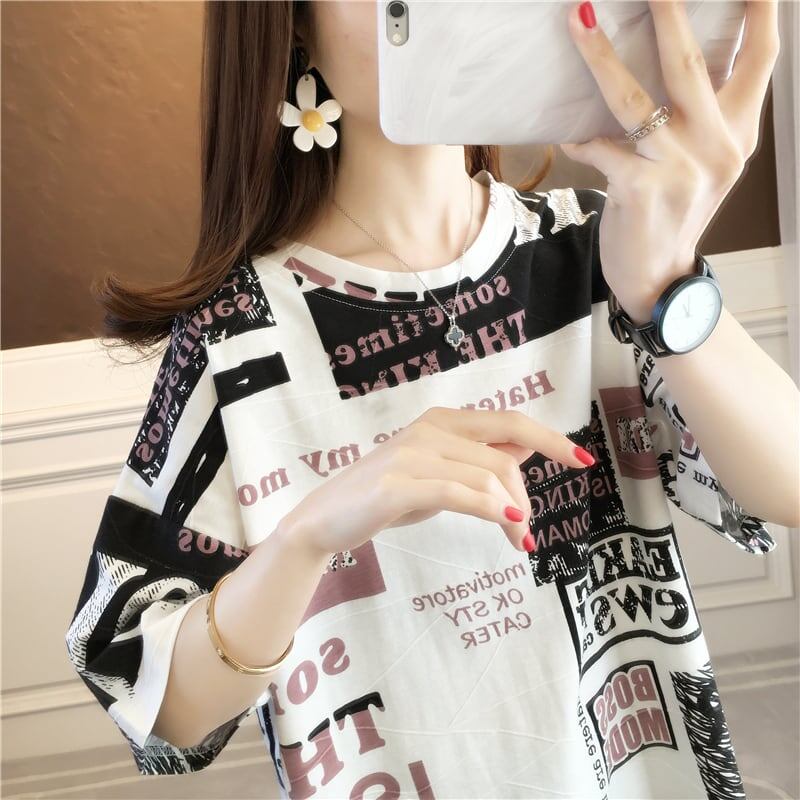 カジュアル   オシャレ度満点 Tシャツ カットソー＜F-2947＞