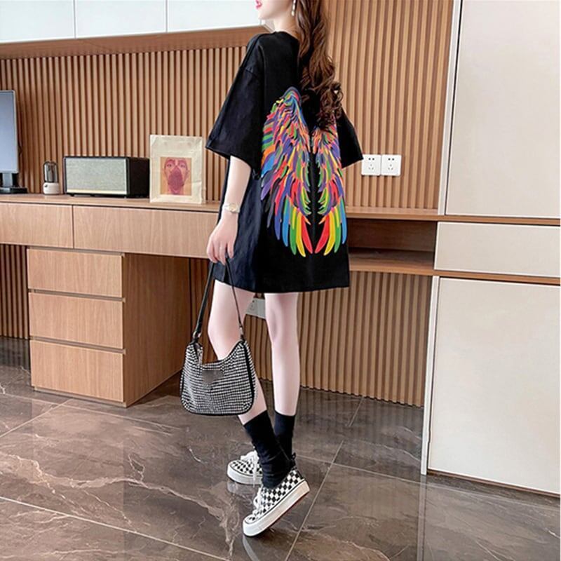 スタイリッシュ   一目惚れ Tシャツ カットソー＜F-2888＞