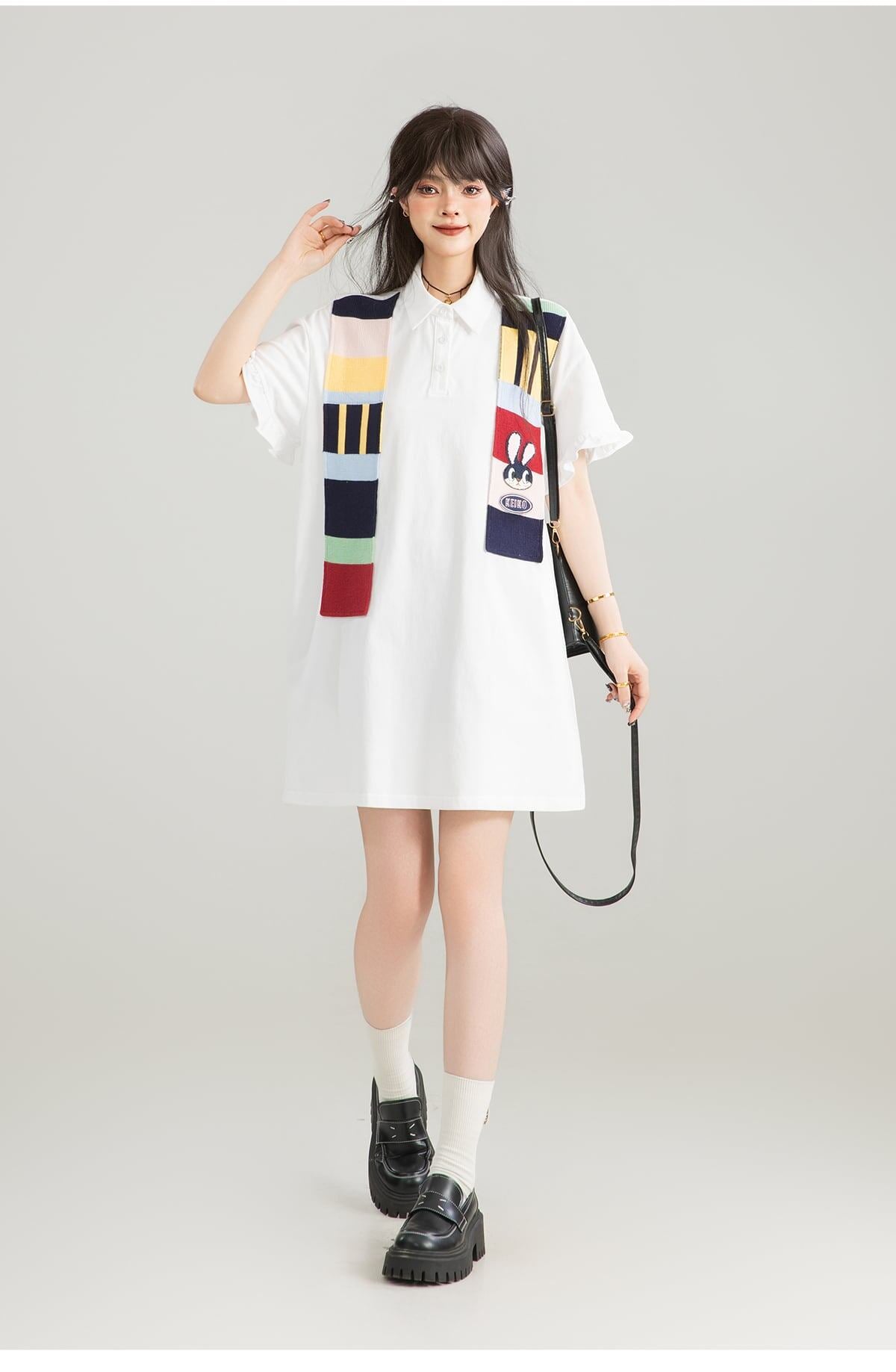 定番シンプル 好感度UP 早い者勝ち カジュアル 全3色 ワンピース ＜F-12039＞