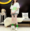 今季マストバイ プリント全3色 アバンギャルド 半袖Tシャツ＜F-8167＞