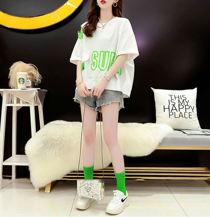 今季マストバイ プリント全3色 アバンギャルド 半袖Tシャツ＜F-8167＞