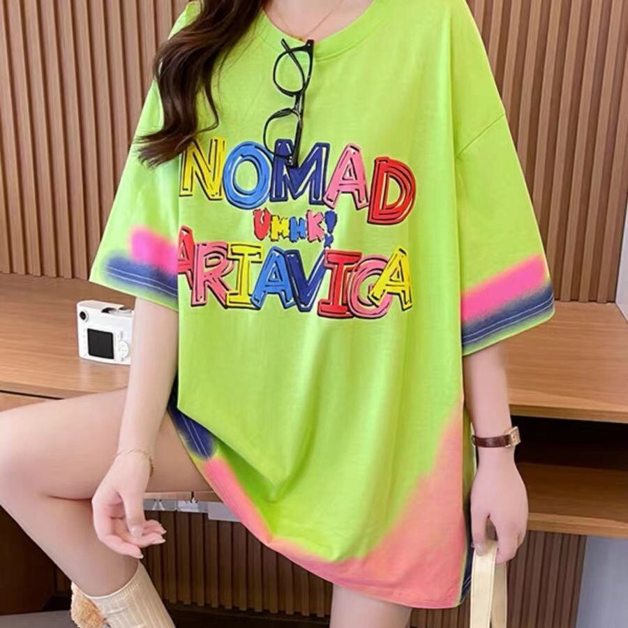 【半額！期間限定！！】着回し力抜群 個性派 ファッション プリント 3色選択 半袖Tシャツ＜F-8589＞