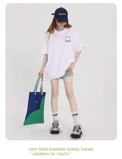 体型カバー シンプル 大人気 半袖 Tシャツ F-13354
