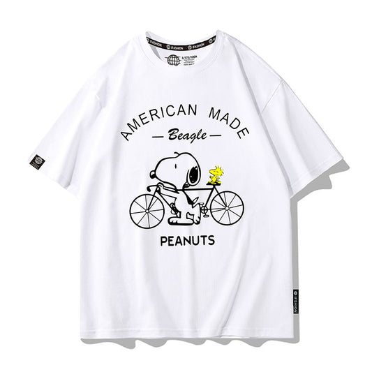 男女兼用 新作 カジュアル プリント Tシャツ F-13443