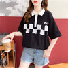 デザイン感   チャーミング Tシャツ カットソー＜F-3586＞