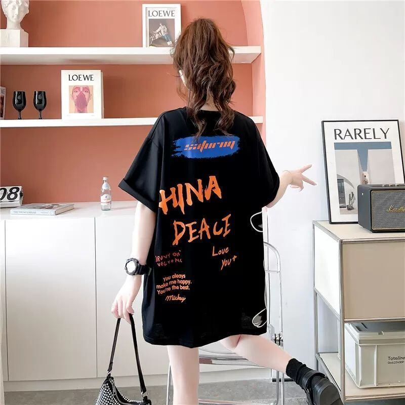 新商品 レース スウィートプリント 全2色 半袖Tシャツ ＜F-8715＞