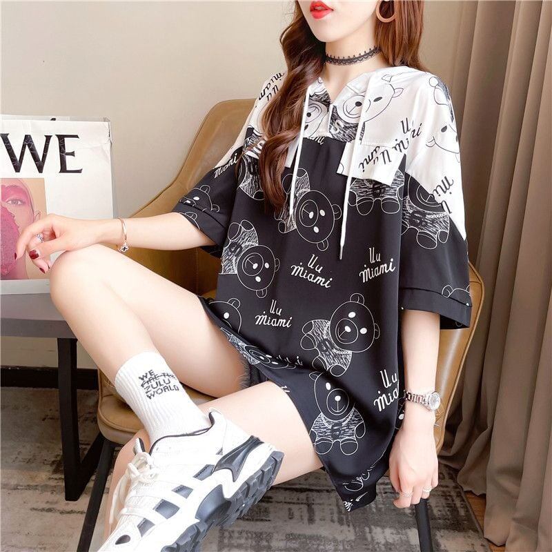 絶対欲しい   個性的なデザイン 半袖Tシャツ カットソー＜F-8054＞