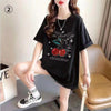 話題沸騰中 ファッション スウィート プリント 半袖TシャツF-8517