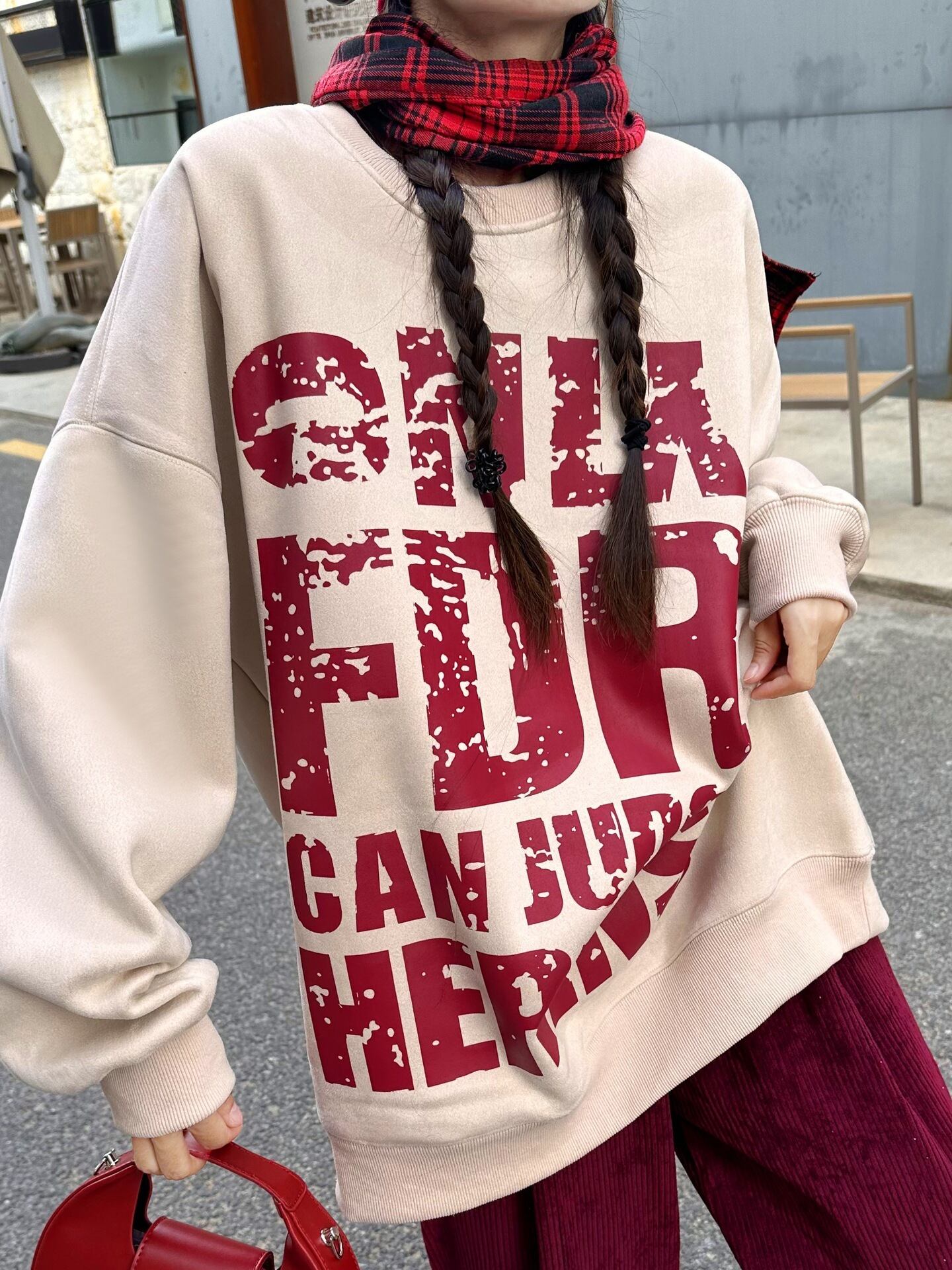 絶対流行 絶対欲しい 期間限定   超人気 プリント 5色選択 スウェット  男女兼用F-12332